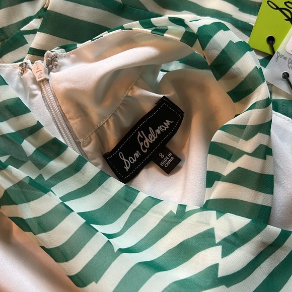 Sam Edelman Green and White Midi Dress - Picture 8 of 14